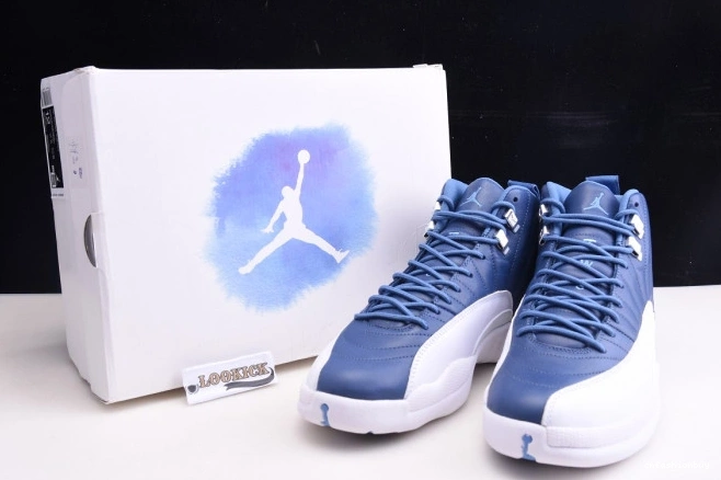 Blue 12 Air Retro 130690-404 Jordan Stone 0801